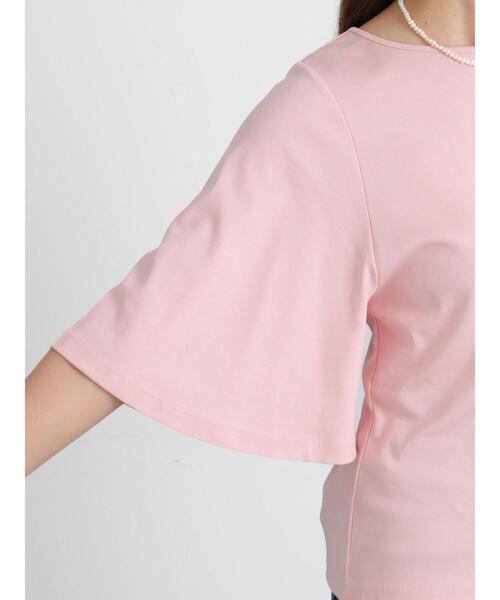 Te chichi(テチチ)の「アシメスリーブプルオーバー(Tシャツ/カットソー・レディース・ピンク/ブラック/ベージュ・F)」の20枚目の写真