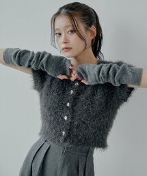 即日発送　chico ポロシャツニット　グレー 即日発送 chico ポロシャツニット グレー chico ポロシャツ
