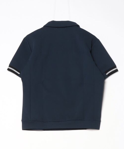 le coq sportif GOLF（ルコックスポルティフゴルフ）の「【le coq sportif GOLF】吸汗/UVカット/ストレッチ半袖カットソー ゴルフウェア（ポロシャツ・レディース・ネイビー/カーキ/レッド/ホワイト・L/M/S/XL）」の10枚目の写真