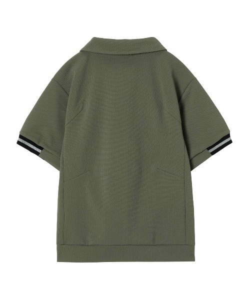le coq sportif GOLF（ルコックスポルティフゴルフ）の「【le coq sportif GOLF】吸汗/UVカット/ストレッチ半袖カットソー ゴルフウェア（ポロシャツ・レディース・ネイビー/カーキ/レッド/ホワイト・L/M/S/XL）」の6枚目の写真