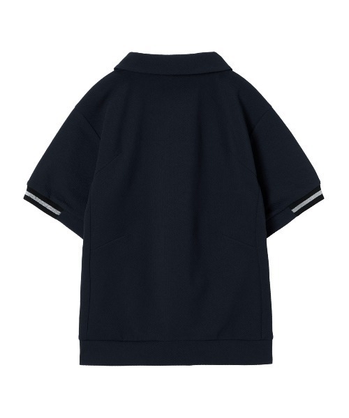 le coq sportif GOLF（ルコックスポルティフゴルフ）の「【le coq sportif GOLF】吸汗/UVカット/ストレッチ半袖カットソー ゴルフウェア（ポロシャツ・レディース・ネイビー/カーキ/レッド/ホワイト・L/M/S/XL）」の7枚目の写真