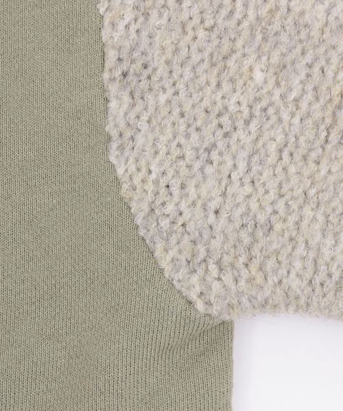 チチカカ（チチカカ）の「ケーブルフリンジコンビプルオーバー（ニット/セーター・レディース・オレンジ/ベージュ/チャコールグレー・FREE）」の15枚目の写真