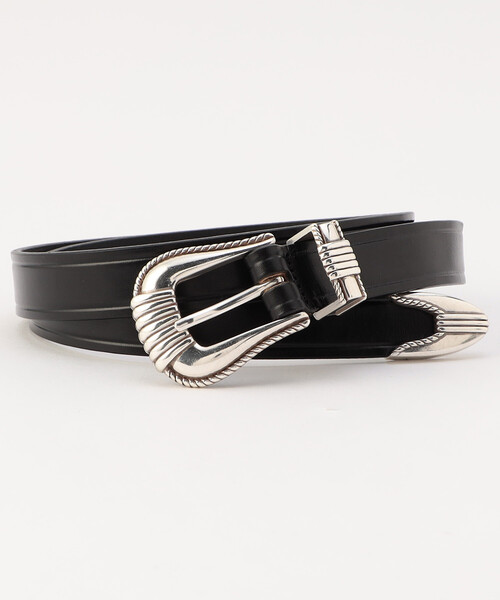 FREAK'S STORE（フリークスストア）の「MONITALY/モニタリー Extended 1 Creased Belt w/ 3-pc / MB06（ベルト・レディース・ブラック/ブラウン・SMALL）」の2枚目の写真