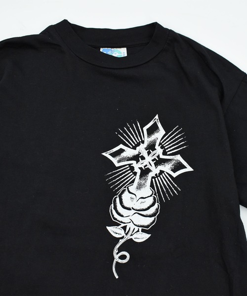 LABORATORY R（ラボラトリーアール）の「【USED】90’s デッドストック TOUR CHAMP “Christ” アート Tシャツ（Tシャツ/カットソー・メンズ・ブラック・MEDIUM）」の5枚目の写真