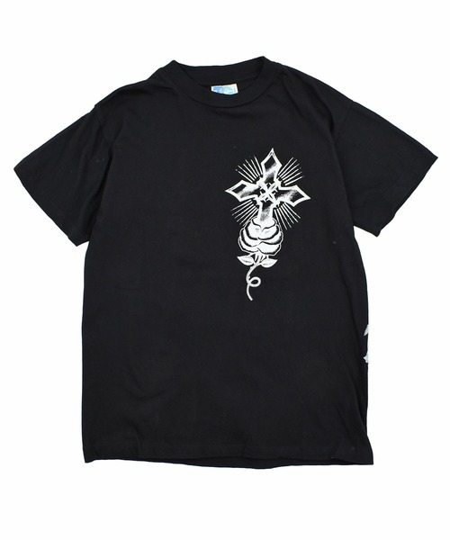 LABORATORY R（ラボラトリーアール）の「【USED】90’s デッドストック TOUR CHAMP “Christ” アート Tシャツ（Tシャツ/カットソー・メンズ・ブラック・MEDIUM）」の4枚目の写真
