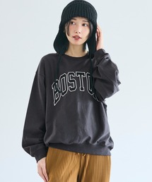 Tースウェット ワッペンビッグシルエット