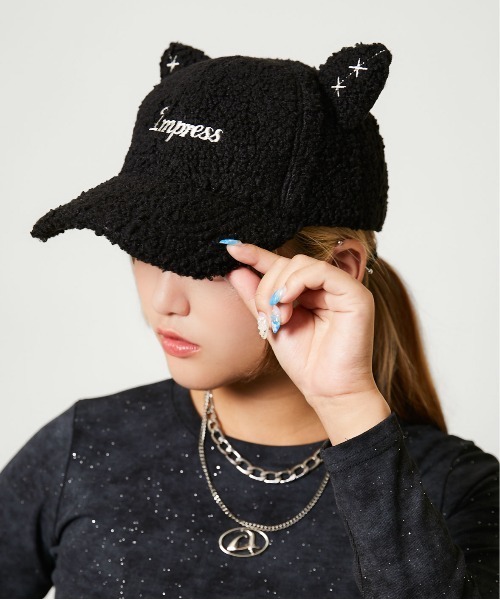 セール】《ネコミミ×ボア素材》レディース キャップ もこもこ ネコ