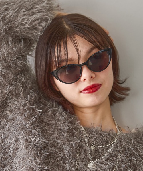 niko and...（ニコアンド）の「オリジナルキャッツアイ伊達メガネ＆サングラス（メガネ・レディース・グレー/ブラック・FREE）」の20枚目の写真