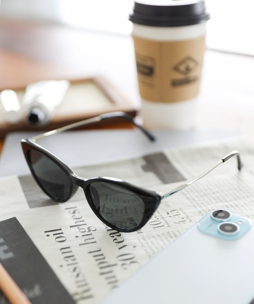 niko and...（ニコアンド）の「オリジナルキャッツアイ伊達メガネ＆サングラス（メガネ・レディース・グレー/ブラック・FREE）」の9枚目の写真