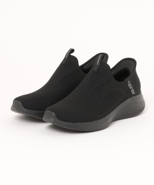 SKECHERS(スケッチャーズ)の「《SKECHERS》53ULTRA FLEX 3.0-EASY WI(スリッポン・レディース・ブラック×ブラック/ネイビー・23.0cm/23.5cm/24.0cm/24.5cm/25.0cm/22.5cm)」の2枚目の写真