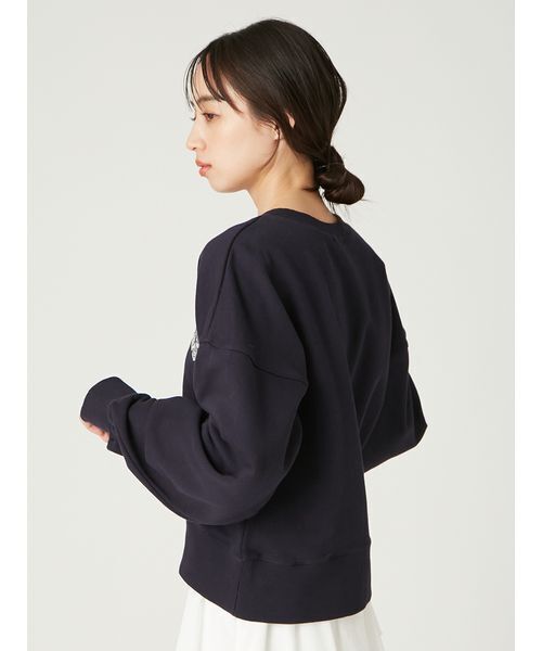 FRAY I.D フレンチロゴスウェット FRAY I.D - フレンチロゴスウェット( GRY ) 綿 / 裾・袖のリブ