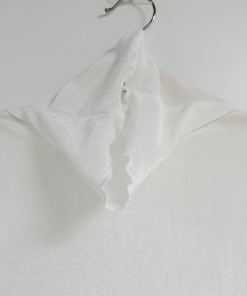 ONEP STAR(ワンピスター)の「タートルネックシアートップス(Tシャツ/カットソー・レディース・ブルー系その他/グレー/オフホワイト/ブラック・MEDIUM)」の12枚目の写真