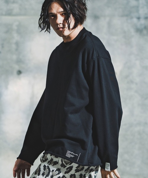 msw1766-Edge Fade Crewneck Sweat shirt スウェットプルオーバー(192-060-gla-cf)