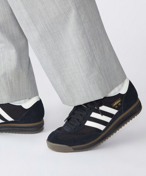 adidas（アディダス）の「【SHIPS EXCLUSIVE】ADIDAS: SL 72 RS（スニーカー・メンズ・ブラック・10/80/85/90/95/11/15 ）」の4枚目の写真