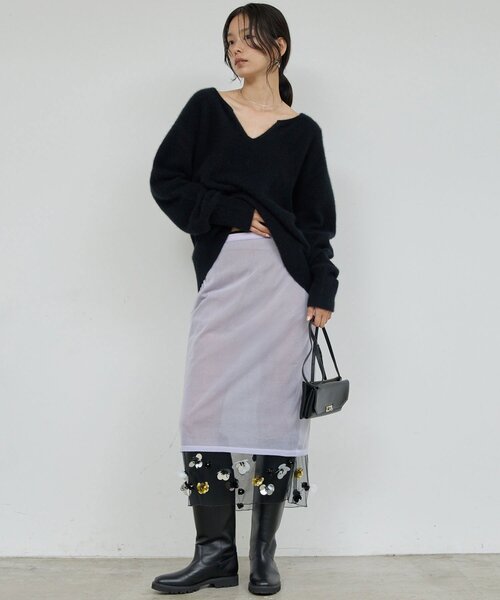 GALLARDAGALANTE（ガリャルダガランテ）の「【25th記念アイテム】シアービジュースカート（スカート・レディース・パープル・FREE）」の5枚目の写真