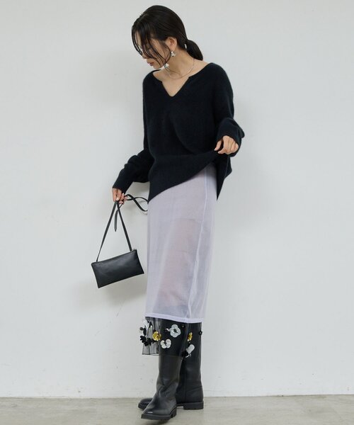 GALLARDAGALANTE（ガリャルダガランテ）の「【25th記念アイテム】シアービジュースカート（スカート・レディース・パープル・FREE）」の6枚目の写真