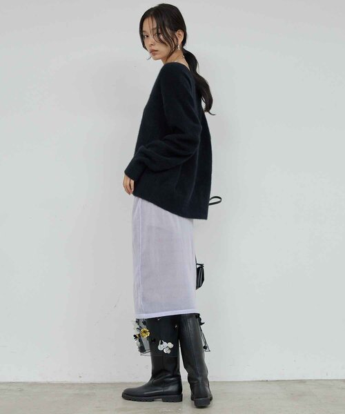 GALLARDAGALANTE（ガリャルダガランテ）の「【25th記念アイテム】シアービジュースカート（スカート・レディース・パープル・FREE）」の7枚目の写真