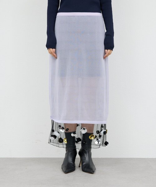 GALLARDAGALANTE（ガリャルダガランテ）の「【25th記念アイテム】シアービジュースカート（スカート・レディース・パープル・FREE）」の10枚目の写真