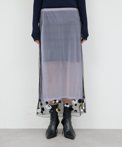 GALLARDAGALANTE（ガリャルダガランテ）の「【25th記念アイテム】シアービジュースカート（スカート・レディース・パープル・FREE）」の17枚目の写真