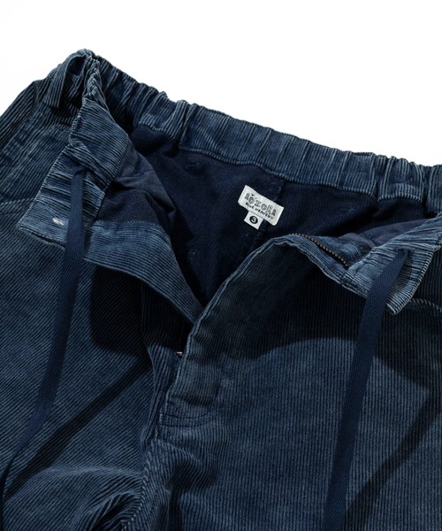 AOZORA(アオゾラ)の「AOZORA/アオゾラ コーデユロイ ケミカルブリーチ ペインターパンツ(その他パンツ・メンズ・オリーブ/インディゴブルー・MEDIUM/X-LARGE/LARGE)」の4枚目の写真