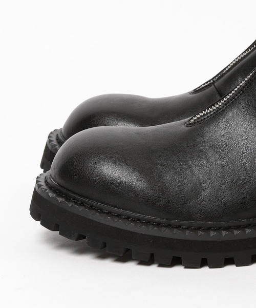 HARE（ハレ）の「デザインウェルトZIPブーツ(HARE)（ブーツ・メンズ・ブラック・LARGE/MEDIUM）」の18枚目の写真