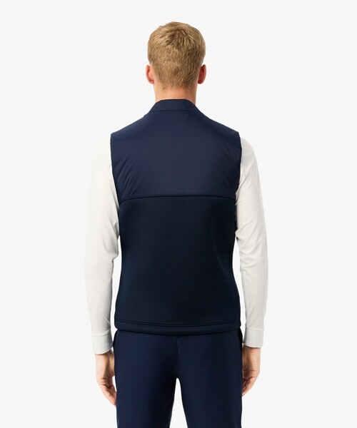 LACOSTE(ラコステ)の「キルティング切り替え中綿ベスト(ダウンベスト・メンズ・ネイビー・48/50/52)」の11枚目の写真