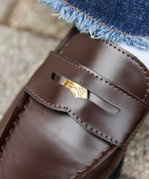 FREAK'S STORE（フリークスストア）の「限定展開　コイン ローファー（ローファー・レディース・ブラック/ブラウン・36/37/38）」の5枚目の写真