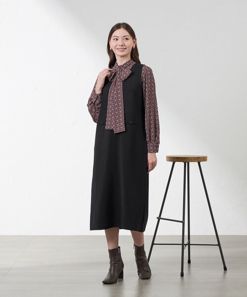amaca(アマカ)の「【Anniversary Piece】【LIBERTY】Ribbon Medallion blouse(シャツ/ブラウス・レディース・ダークネイビー/ワイン・38/40)」の7枚目の写真