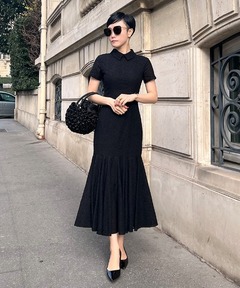 2WAY DENIM RANDOM SHIRRING DRESS（ワンピース）｜Ameri（アメリ）の