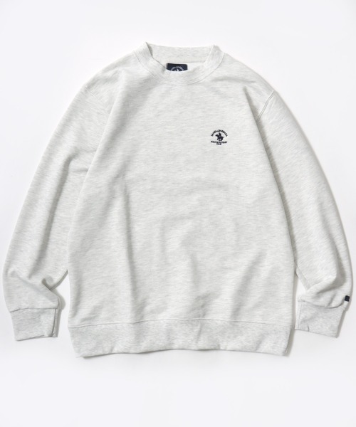 Santa Barbara Polo & Racquet Club(サンタ・バーバラ・ポロ & ラケット・クラブ)の「Santa Barbara Polo & Racquet Club/サンタバーバラポロ & ラケットクラブ 裏毛 ロゴ ワンポイント刺繍 スウェット トレーナー/長袖 トップス プルオーバー/レディース メンズ(スウェット・レディース・グリーン/チャコール/オートミール/ネイビー・M/L/LL)」の11枚目の写真