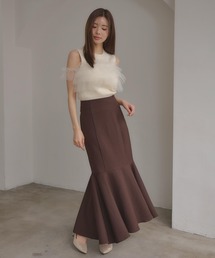 ハイウエストマーメイドスカート