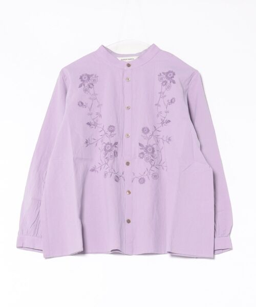 セール】コットンサンドウォッシュ テンドリルブルーム刺繍バンド