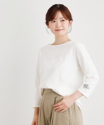 【人気アイテム!袖刺繍あり】デラヴェジャージーカットソー