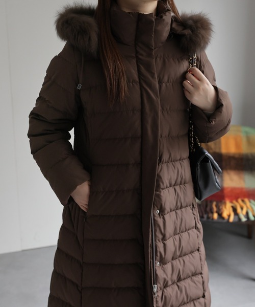   ダウンコート INDIVI ダウンコート ダウンジャケット 「名品／撥水／抗菌防臭