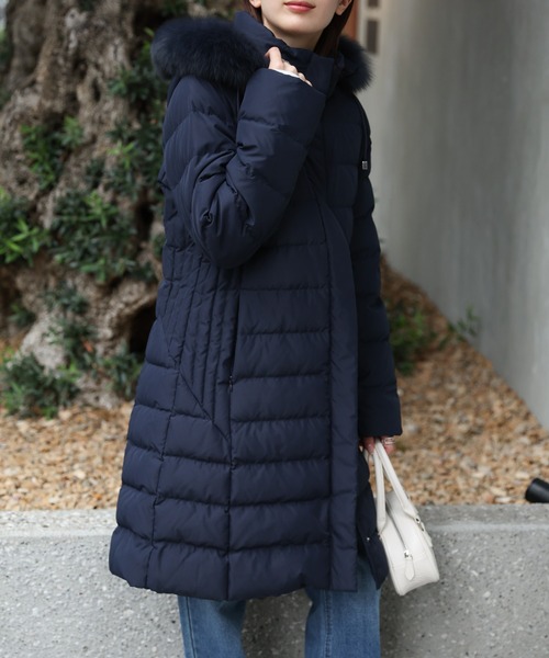   ダウンコート セール】＜sakishimatokyo premium＞【プレミアムダウン使用】Aライン