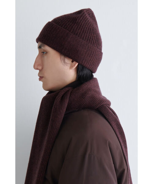 COS(コス)の「ウールカシミヤビーニー(ニットキャップ/ビーニー・レディース・ワイン系/ベージュ・ONESIZE)」の12枚目の写真
