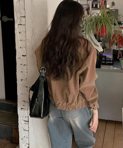 FREE STYLISTS(フリー スタイリスト)の「YUGA_YGMC Faux suede jacket blouson(ブルゾン・レディース・キャメル/ダークブラウン・FREE)」の10枚目の写真