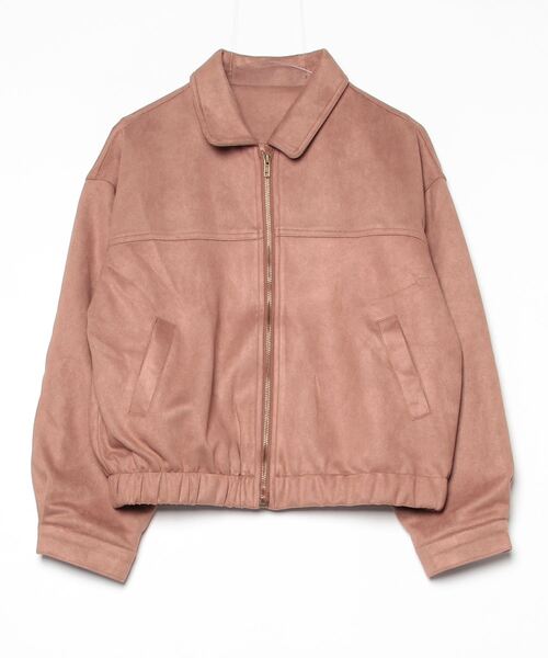 FREE STYLISTS(フリー スタイリスト)の「YUGA_YGMC Faux suede jacket blouson(ブルゾン・レディース・キャメル/ダークブラウン・FREE)」の11枚目の写真