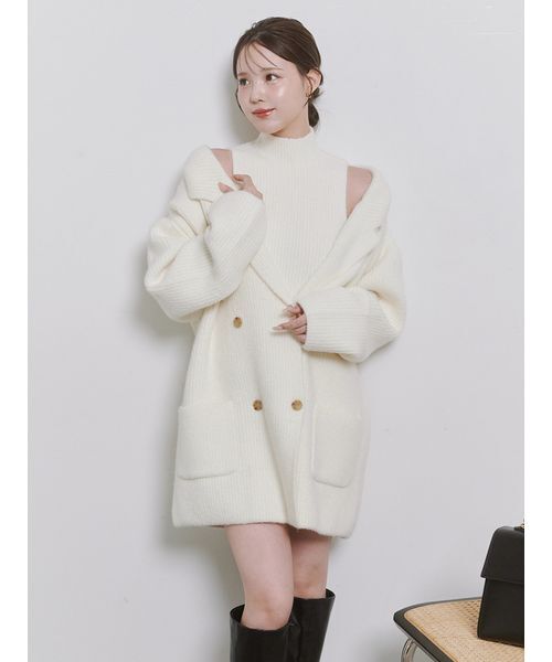 セール】＜Harukiさんコラボ＞ウール混オーバーサイズダブルルーズ