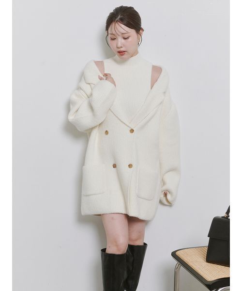 セール】＜Harukiさんコラボ＞ウール混オーバーサイズダブルルーズ