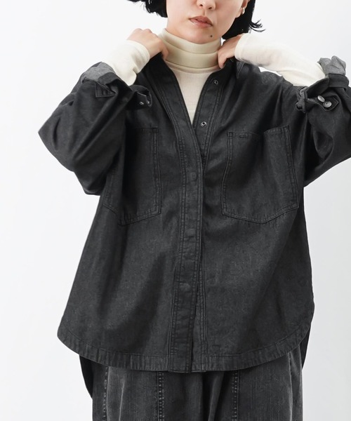 LUCA/LADY LUCK LUCA(ルカ/レディラックルカ)の「LC/LLL ウールシルクタートル(Tシャツ/カットソー・レディース・グリーン/ブラック/オフホワイト・FREE)」の20枚目の写真