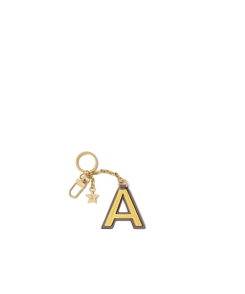 イニシャル チャーム キーホルダー A（キーホルダー）｜BONAVENTURA