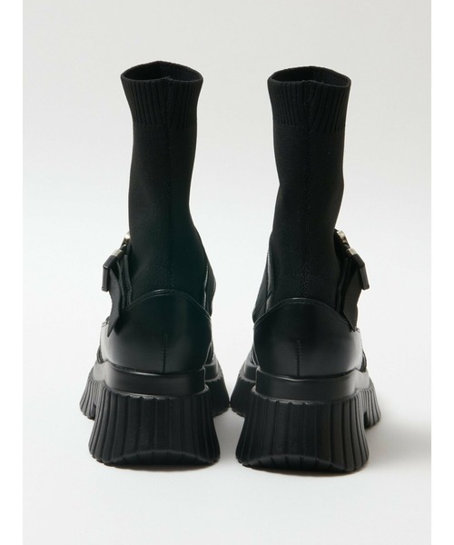 Bella lume(ベッラルーメ)の「【NK】【it】【Bella Lume(ベッラルーメ)】ニットスニーカーブーツ(ブーツ・レディース・ブラック・SMALL/MEDIUM/LARGE)」の4枚目の写真