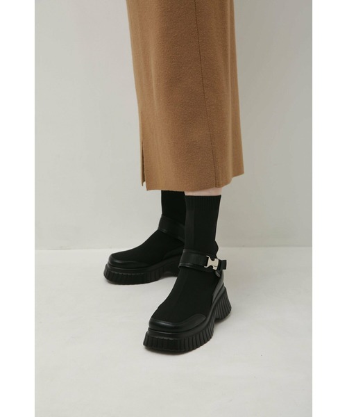 Bella lume(ベッラルーメ)の「【NK】【it】【Bella Lume(ベッラルーメ)】ニットスニーカーブーツ(ブーツ・レディース・ブラック・SMALL/MEDIUM/LARGE)」の15枚目の写真