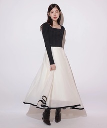 売切価格！新品タグ付!ポロコラボ♡リランドチュールワンピ 新作新品 リランドチュール♡POLO BCSコラボ ケーブルポロミニ