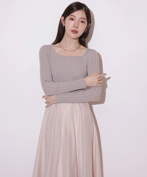 Rirandture 長袖エアリードッキングワンピース 【未使用】 長袖エアリードッキングワンピース（ワンピース）｜Rirandture