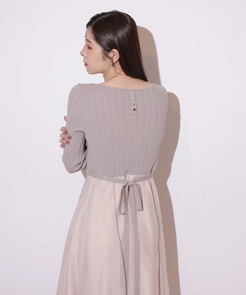 長袖エアリードッキングワンピース（ワンピース）｜Rirandture（リ