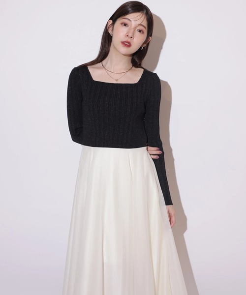 Rirandture 長袖エアリードッキングワンピース 【未使用】 長袖エアリードッキングワンピース（ワンピース）｜Rirandture