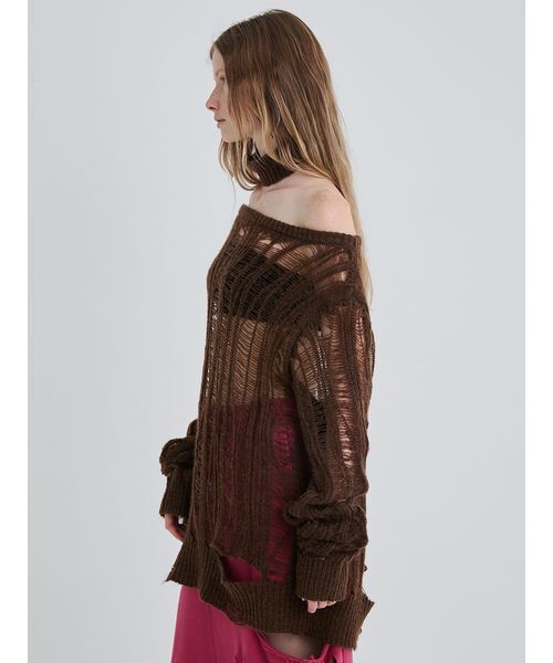 SORIN（ソリン　）の「Broken Mohair Knit/ブロークンモヘアニット（ニット/セーター・レディース・ブラック/グレー/ブラウン・38）」の15枚目の写真