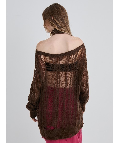 SORIN（ソリン　）の「Broken Mohair Knit/ブロークンモヘアニット（ニット/セーター・レディース・ブラック/グレー/ブラウン・38）」の17枚目の写真